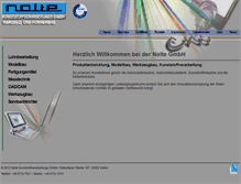Tablet Screenshot of noltegmbh.de